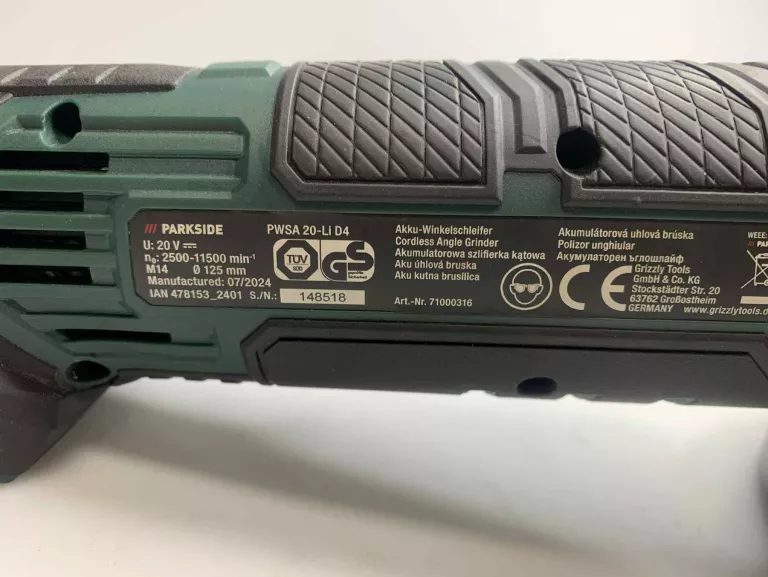 PARKSIDE PWSA 20-LI D4 SZLIFIERKA