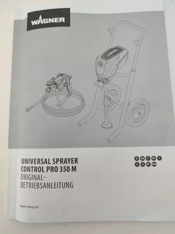 AGREGAT MALARSKI WAGNER CONTROL PRO 350M Z PISTOLETEM STAN BARDZO DOBRY