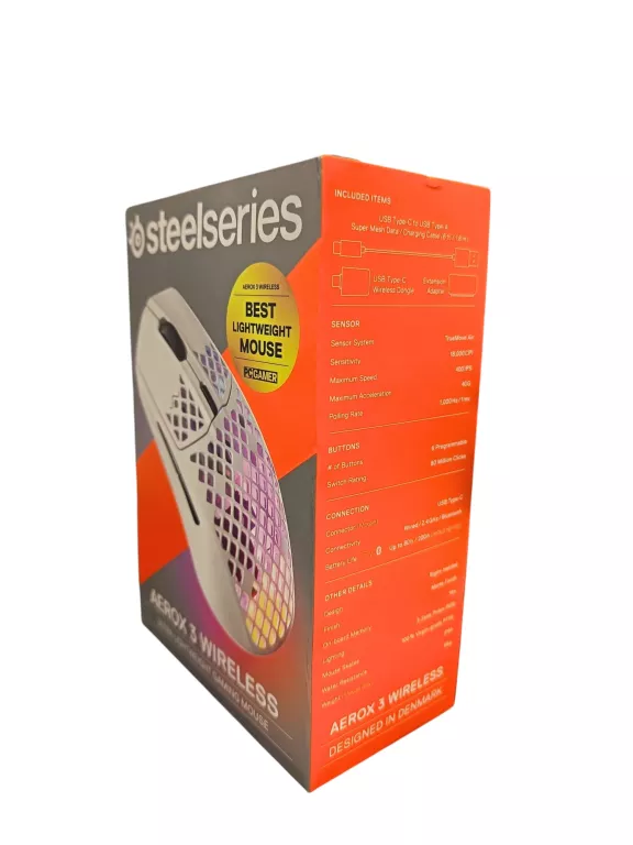 MYSZKA STEELSERIES AEROX 3 SNOW