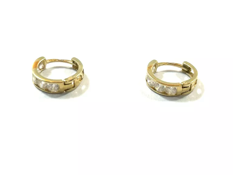 WYRÓB JUBILERSKI UŻYWANY KOLCZYKI PR.585 0,72G