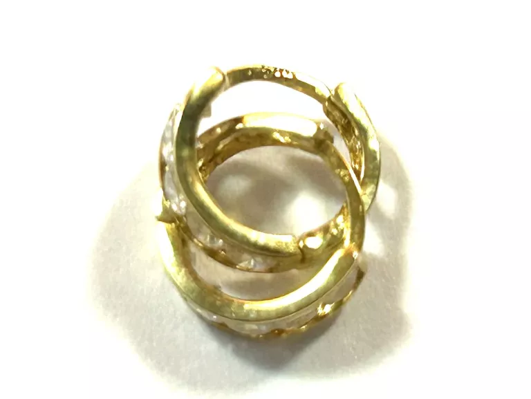 WYRÓB JUBILERSKI UŻYWANY KOLCZYKI PR.585 0,72G