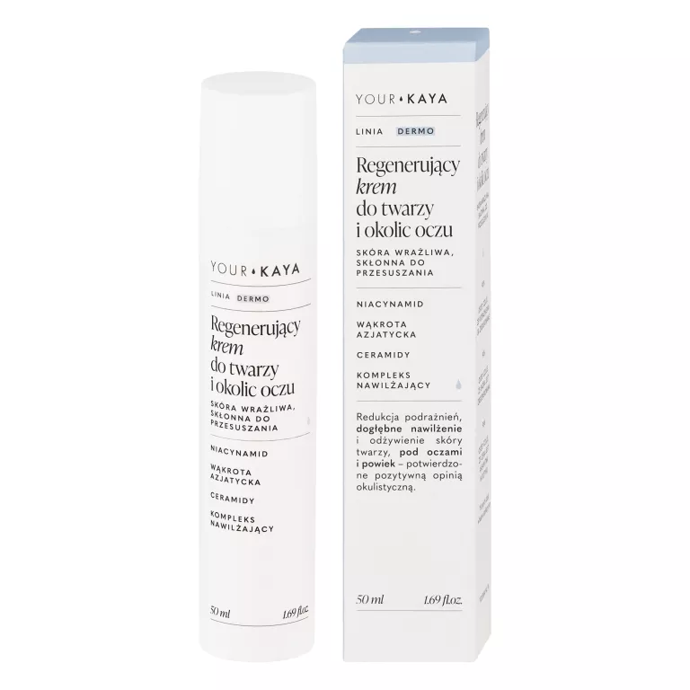 YOUR KAYA, REGENERUJĄCY KREM DO TWARZY I OKOLIC OCZU, 50 ML