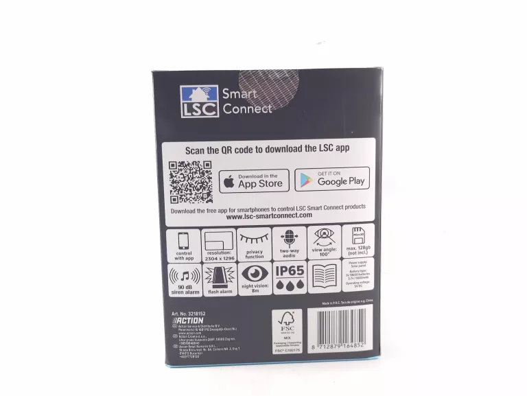 KAMERA PTZ ZASILANA ENERGIĄ SŁONECZNĄ LSC SMART CONNECT