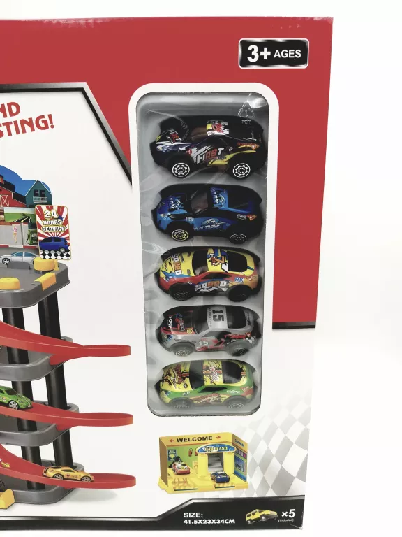 WIELOPOZIOMOWY PARKING GARAŻ PLAYSET 5X AUT