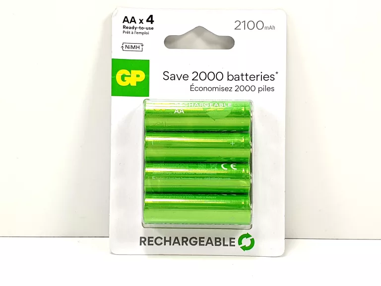 GP AKUMULATORKI AA R6 2100 MAH 4 SZT 1,2V