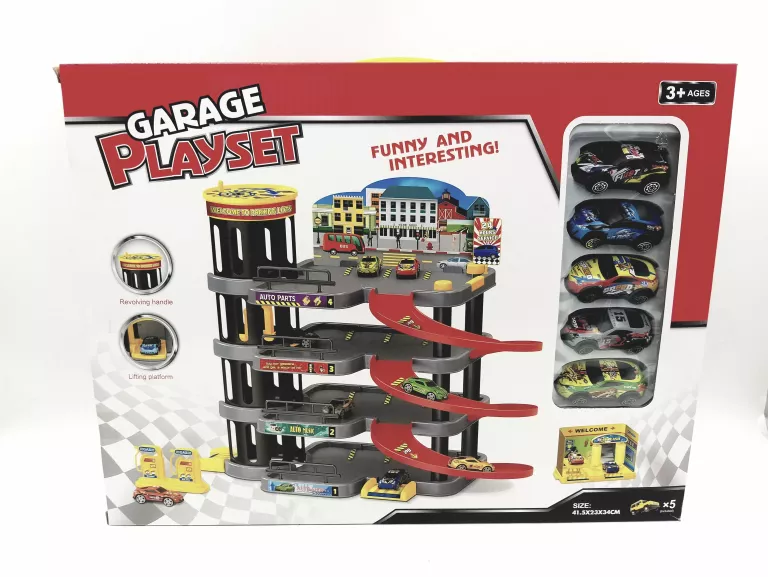 WIELOPOZIOMOWY PARKING GARAŻ PLAYSET 5X AUT