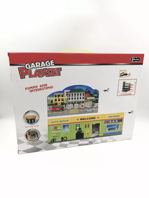 WIELOPOZIOMOWY PARKING GARAŻ PLAYSET 5X AUT