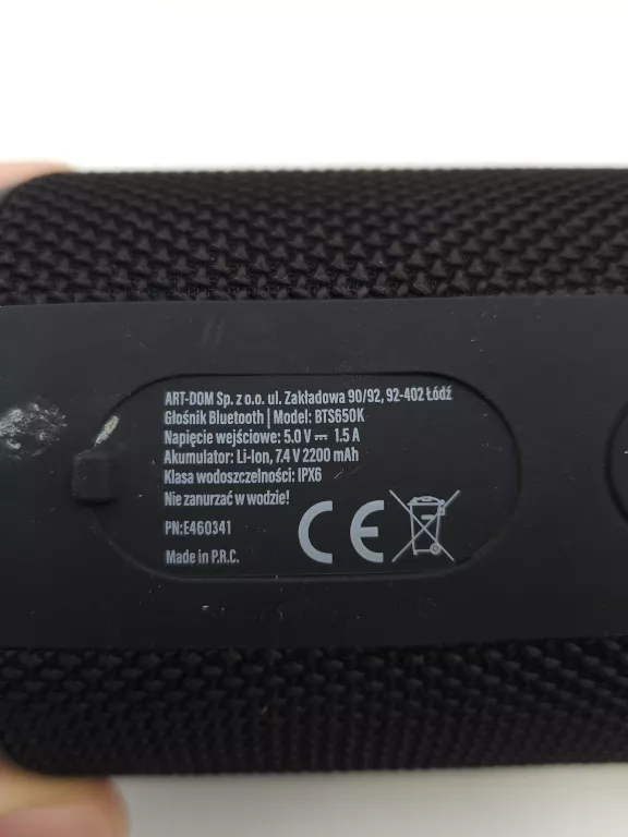 GŁOŚNIK XMUSIC BTS650K