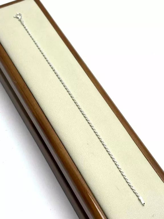 PIĘKNA SREBRNA BRANSOLETKA (P925, 1,75G, 18CM)