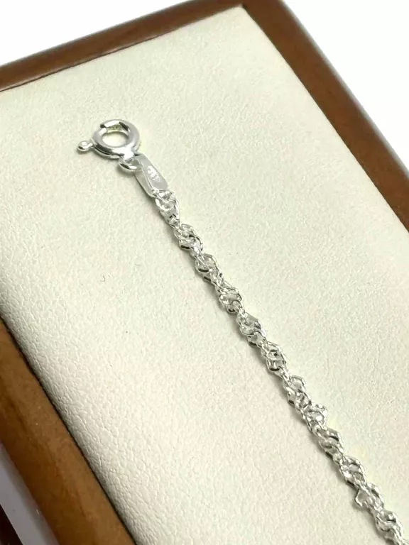 PIĘKNA SREBRNA BRANSOLETKA (P925, 1,26G, 18CM)