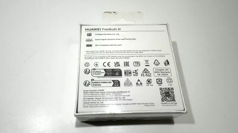 SŁUCHAWKI BEZPRZEWODOWE DOKANAŁOWE HUAWEI FREEBUDS 6I CZARNE