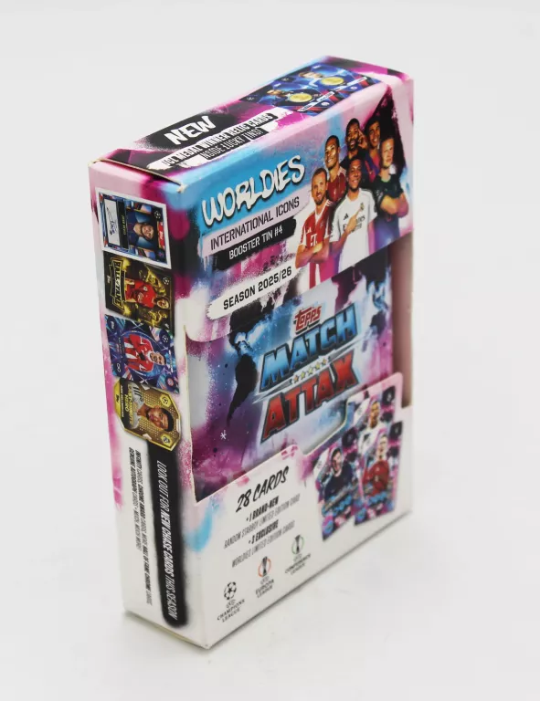 MINI PUSZKA TIN #4 MATCH ATTAX 25/26 WORLDIES INTERNATIONAL ICONS