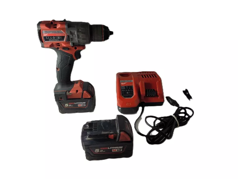 WIERTARKO WKRĘTARKA UDAROWA MILWAUKEE FUEL M18 FPD3 + 2 X AKU 5.0 AH
