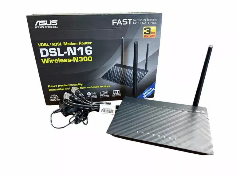 ROUTER ASUS DSL-N16 300MBPS WI-FI VDSL/ADSL MODEM ROUTER