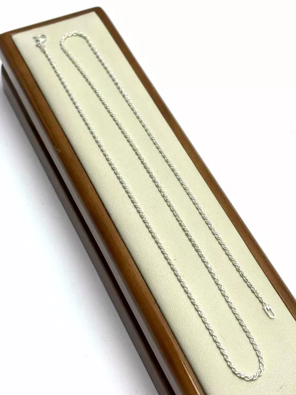 PIĘKNY SREBRNY ŁAŃCUSZEK (P925, 5,15G, 55CM)