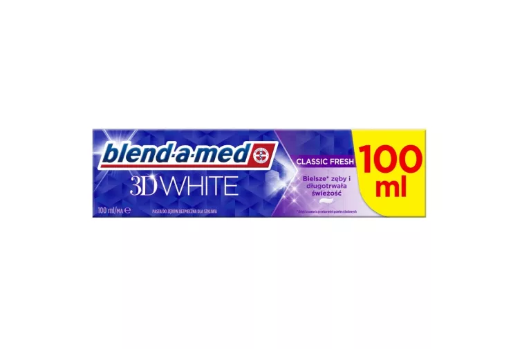 BLEND-A-MED 3D WHITE CLASSIC FRESH PASTA DO ZĘBÓW 100ML