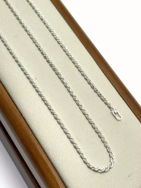 PIĘKNY SREBRNY ŁAŃCUSZEK (P925, 5,15G, 55CM)