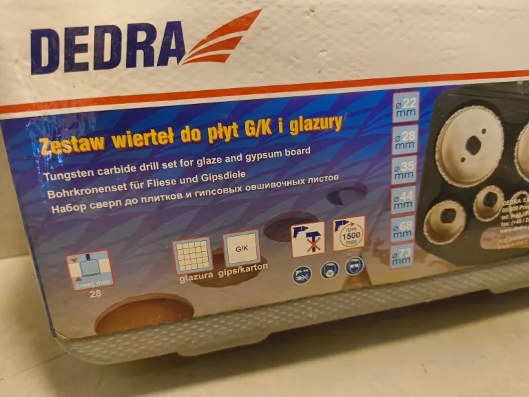 ZESTAW OTWORNIC DEDRA DED1515