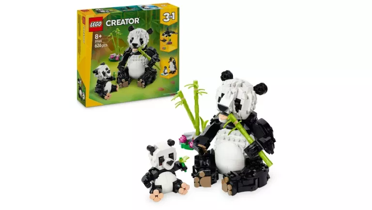 LEGO CREATOR 3 W 1 DZIKIE ZWIERZĘTA: RODZINA PAND 31165