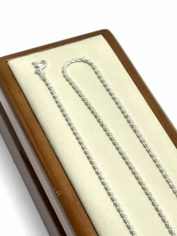 PIĘKNY SREBRNY ŁAŃCUSZEK (P925, 5,15G, 55CM)