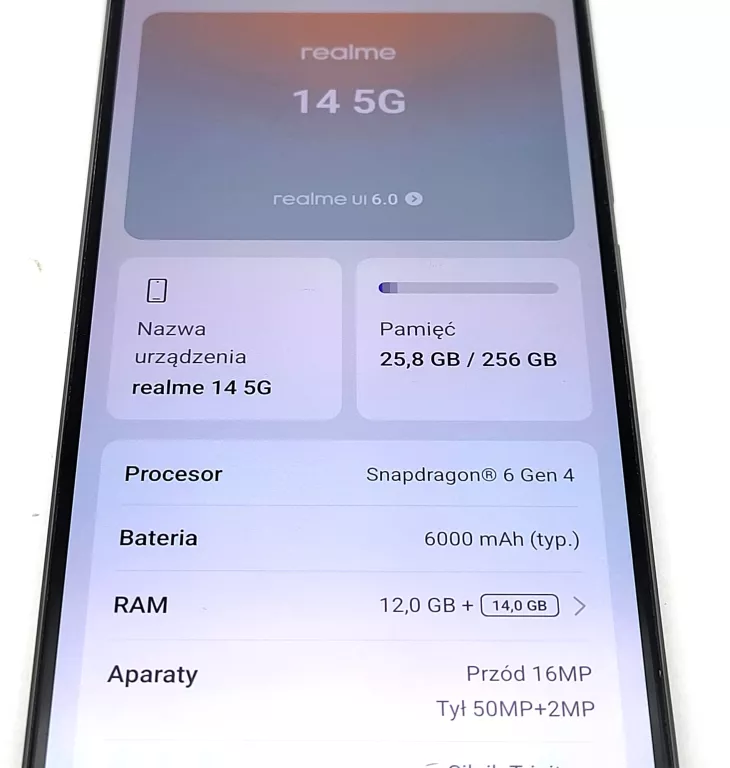 TELEFON REALME 14 5G 12GB/256GB