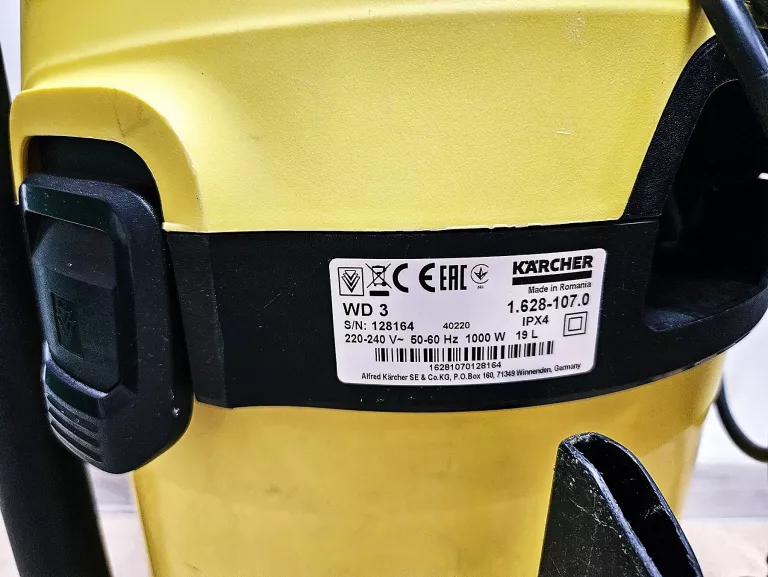 ODKURZACZ KARCHER WD 3  19L 1000W