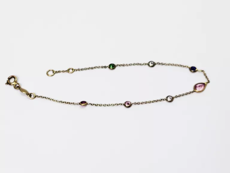 ZŁOTA BRANSOLETKA 8CT 1,33G 18CM