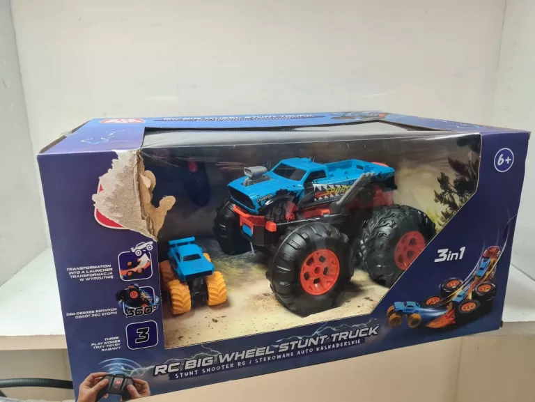 ELEFUN SAMOCHÓD STEROWANE AUTO KASKADERSKIE RC BIG WHEEL STUNT TRUCK
