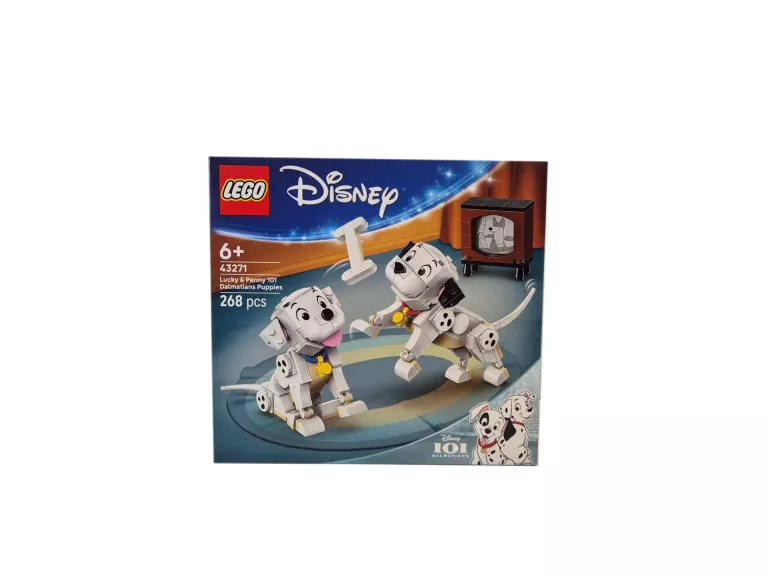 LEGO DISNEY 101 DALMATYŃCZYKÓW SZCZENIACZKI SZCZĘŚCIARZ I PENNY 43271