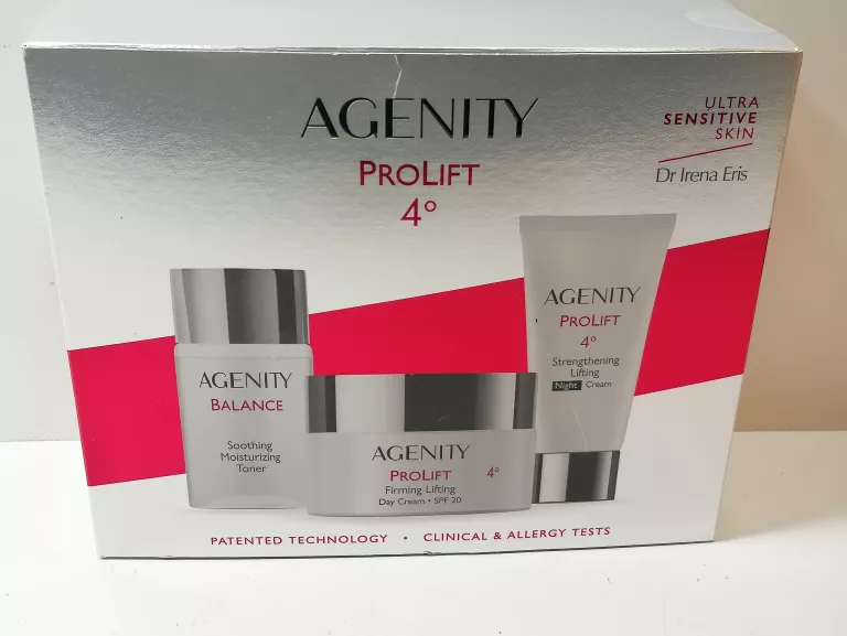 AGENITY ZESTAW 4° PROLIFT WZMOCNIENIE STRUKTURY SKÓRY (50ML+ 25ML + 50ML)