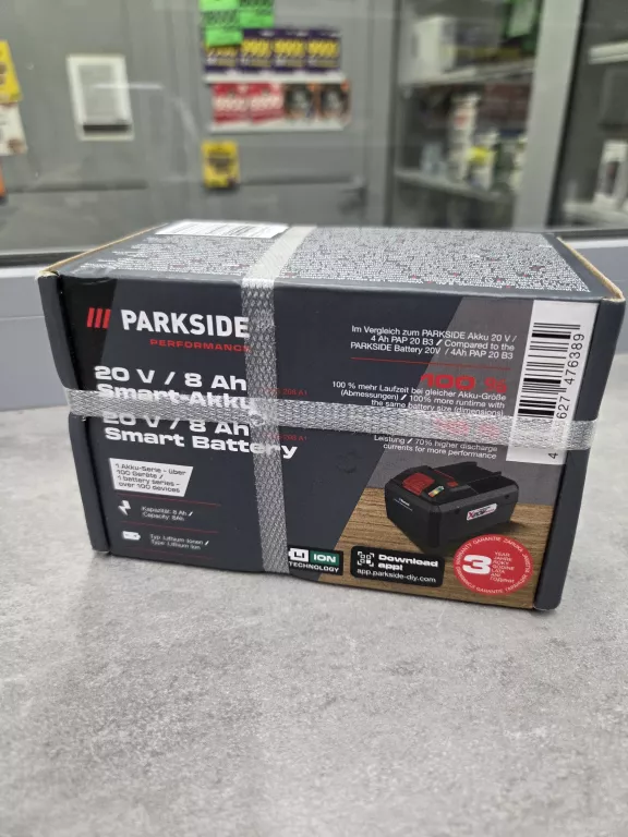 BATERIA PARKSIDE 20V 8AH SMART AKKU