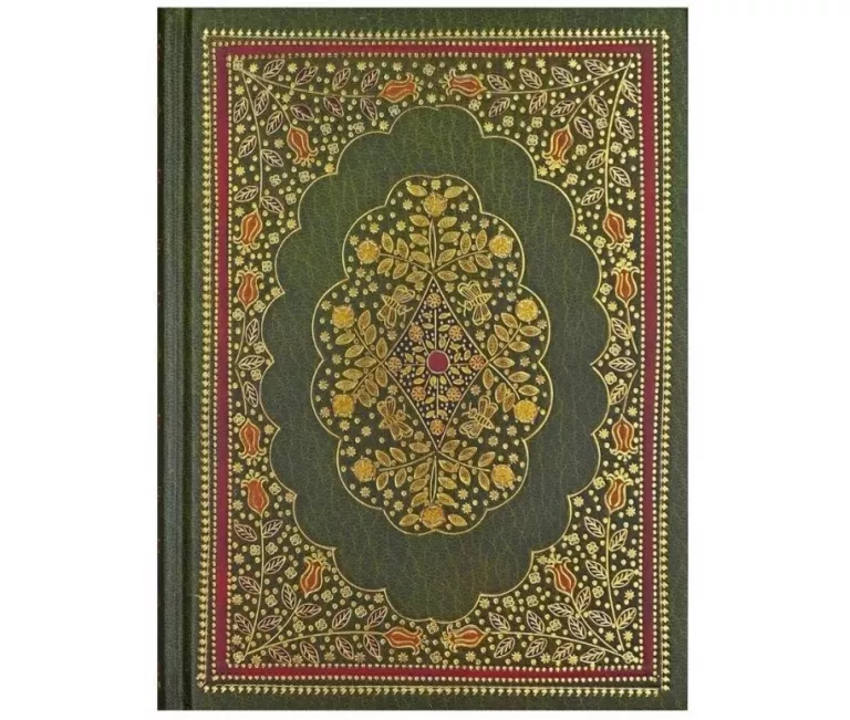 NOTATNIK SZYTY SZMARAGDOWY OGRÓD PRACA ZBIOROWA MIĘKKA PETER PAUPER PRESS