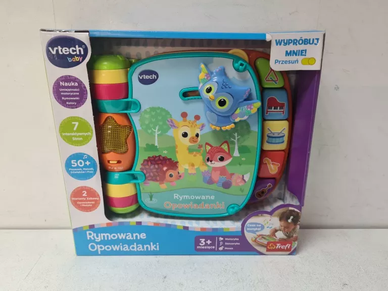 VTECH INTERAKTYWNA KSIĄŻECZKA RYMOWANE OPOWIADANKI W JĘZYKU POLSKIM