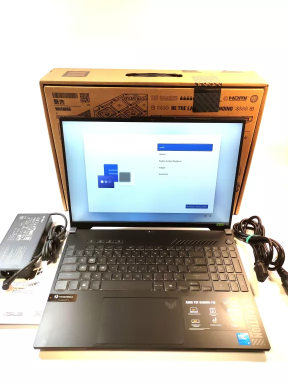 LAPTOP ASUS TUF GAMING F16 (FX607VU-I5165W) KOMPLET GWARANCJA