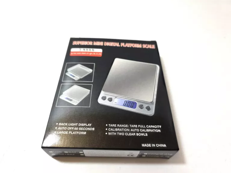 WAGA JUBILERSKA SUPERIOR MINI BATERIE W ZESTAWIE