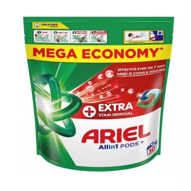 ARIEL EXTRA CLEAN ALLIN1 +, KAPSUŁKI DO PRANIA, 50 PRAŃ