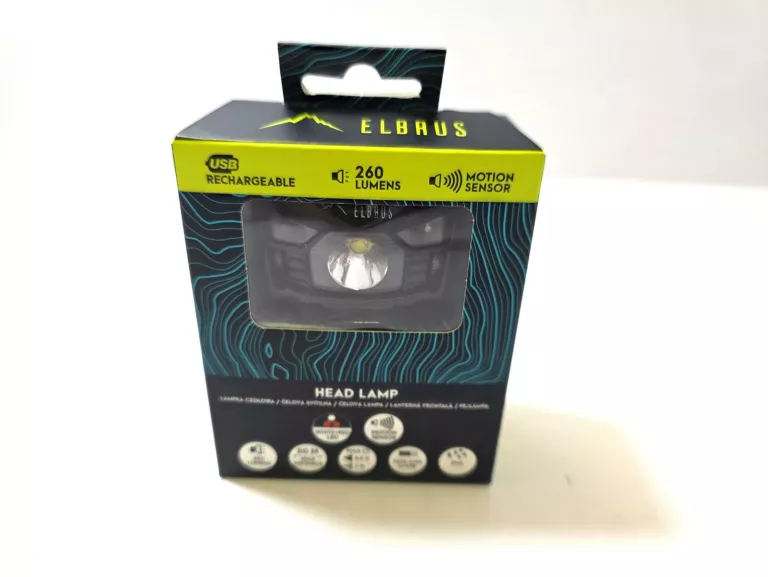 LATARKA CZOŁOWA ELBRUS 260 LM ZASIĘG 50M, K1306/25