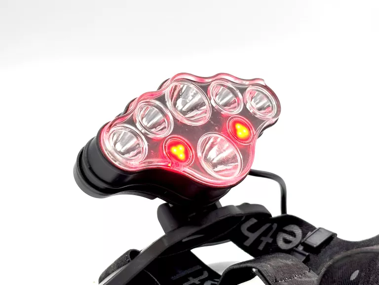 LATARKA CZOŁOWA LETHE WORKS 500LM 8 TRYBÓW (6 LED + 2 COB)