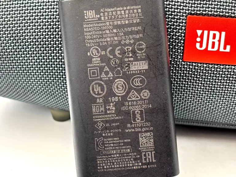 GŁOŚNIK PRZENOŚNY JBL XTREME 2 SZARY 40W + ZASILACZ