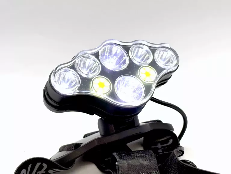 LATARKA CZOŁOWA LETHE WORKS 500LM 8 TRYBÓW (6 LED + 2 COB)