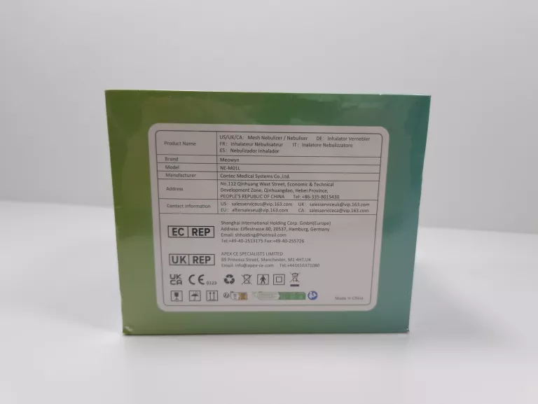 PRZENOSNE URZĄDZENIE DO INHALACJI NEBULIZER MEOWYN NE-M01L