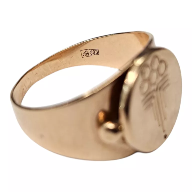 ZŁOTY SYGNET 1980 OLIMPIADA W MOSKWIE 585/8.17G/R26