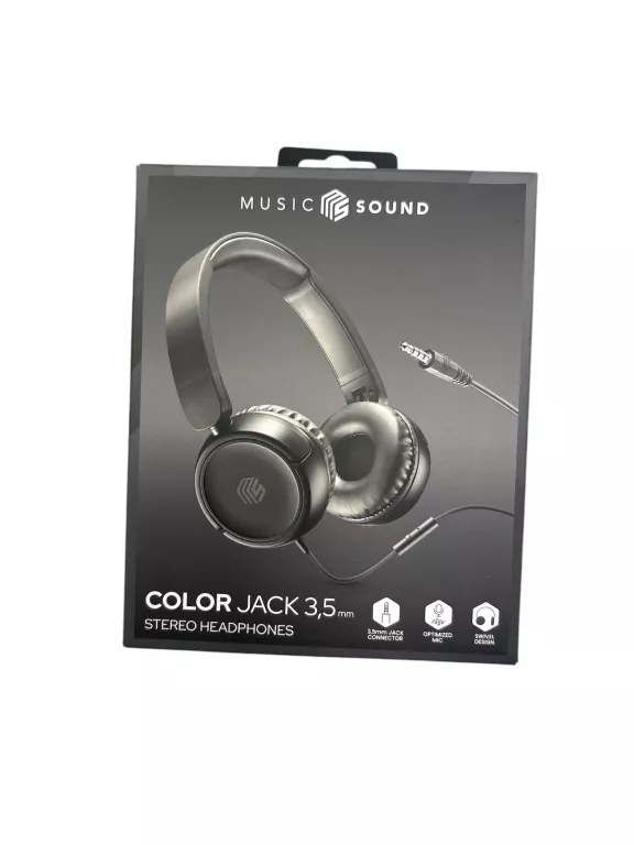 MUSIC SOUND COLOR JACK 3,5MM STEREO HEADPHONES