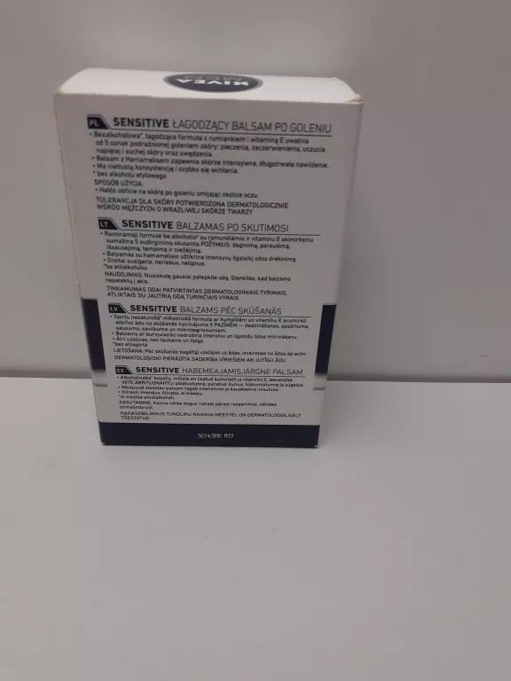 NIVEA MEN SENSITIVE  BALSAM 100 ML