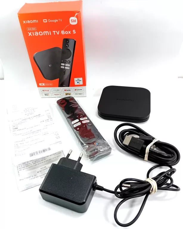 ODTWARZACZ MULTIMEDIALNY XIAOMI TV BOX S 3-GEN CZARNY MDZ-28-AA