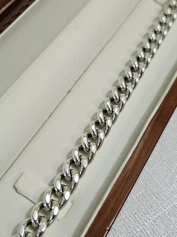 SREBRNA GRUBA BRANSOLETKA 38,03 G 925