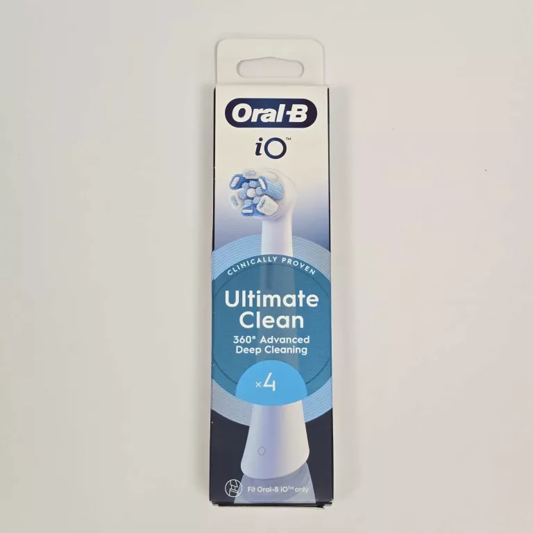 ORAL-B IO ULTIMATE CLEAN ORYGINALNE WYMIENNE KOŃCÓWKI DO SZCZOTECZEK 4 SZT