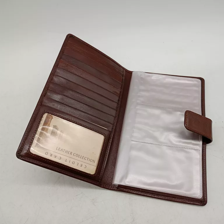 ZESTAW SKÓRZANY PORTMONETKI NA KARTY