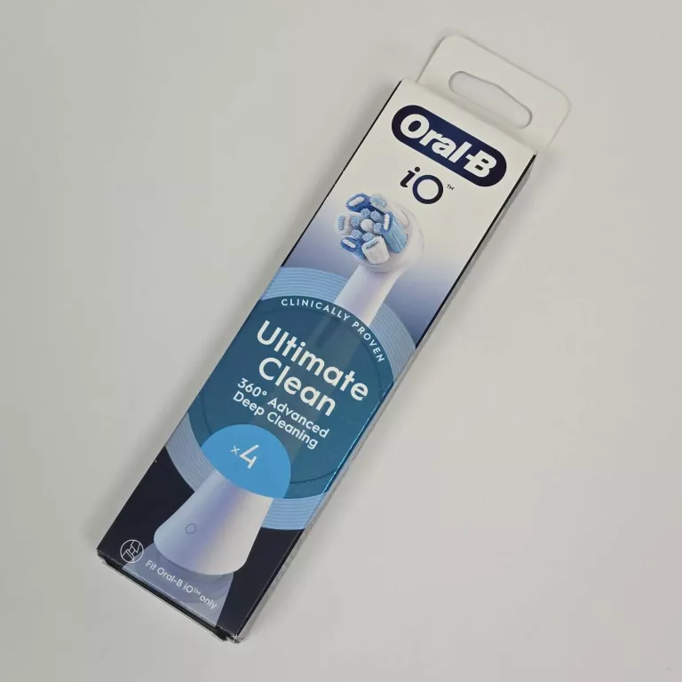 ORAL-B IO ULTIMATE CLEAN ORYGINALNE WYMIENNE KOŃCÓWKI DO SZCZOTECZEK 4 SZT