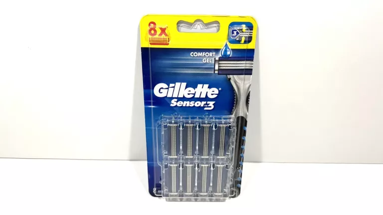 WKŁADY NOŻYKI DO MASZYNKI GILLETTE SENSOR3 8 SZTUK